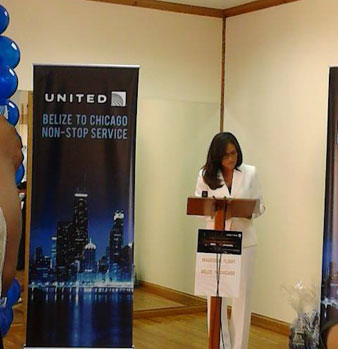 United inaugurates new direct flights from Chicago to Belize